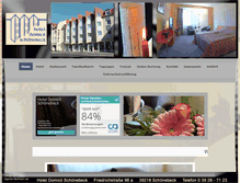 Tablet Screenshot of hotel-domicil-schoenebeck.de